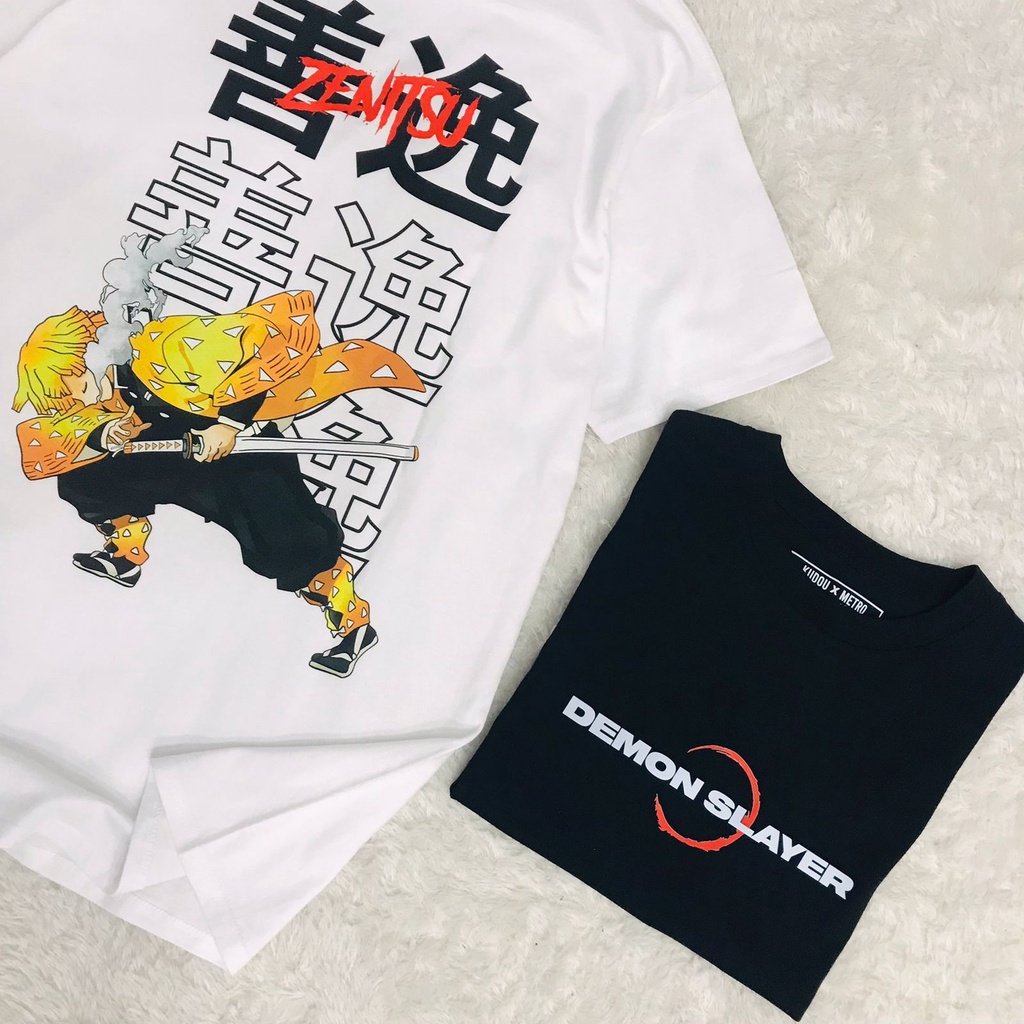 Tshirt Zenitsu Goodness Demon Slayer Kimetsu No Yaiba Anime Manga Kaos KNY Wibu Otaku Unisex