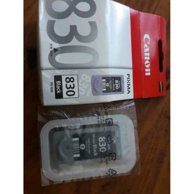 Cartridge canon 830 black original lostpack tanpa dus