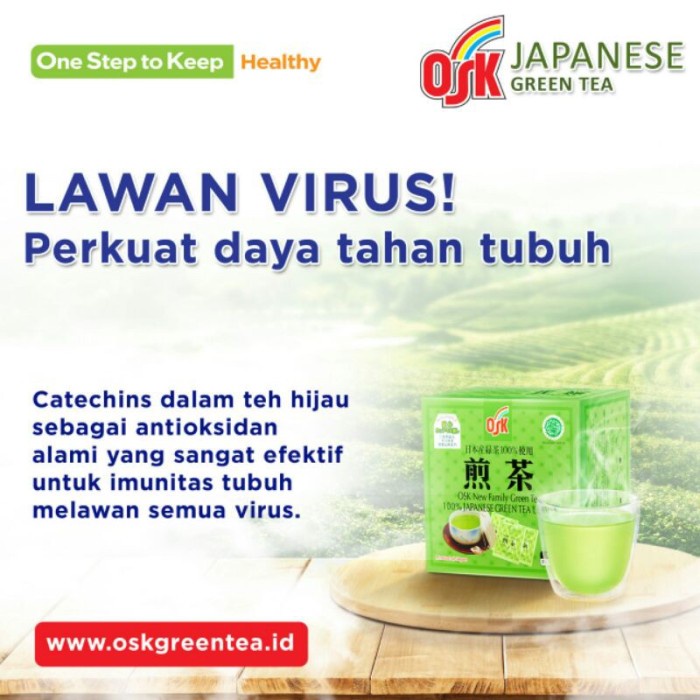 

Bb0621D Osk Teh Hijau Jepang Grentea Sachet 50Pc Halal │ Greentea Import - Pink-Jasmine 0547771