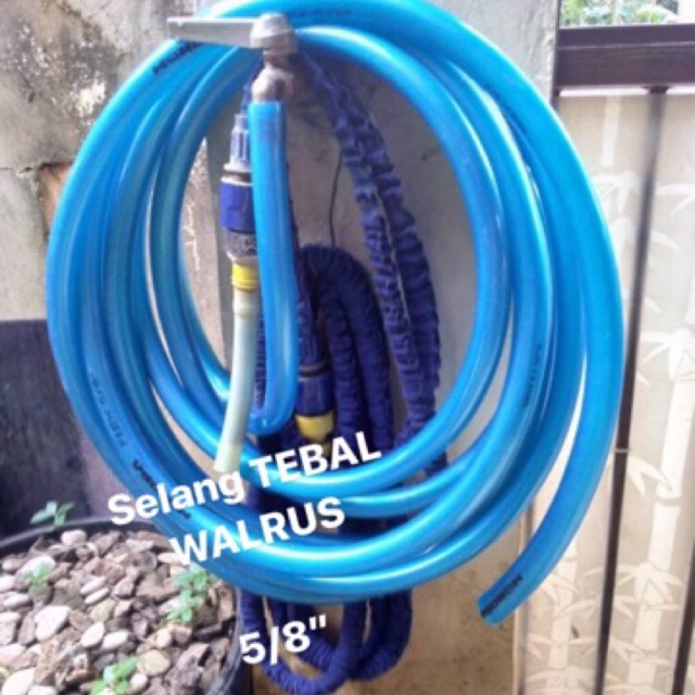 SELANG AIR ELASTIS TEBAL (30mtr) . Selang taman . Tidak menekuk walaupun panjang . WALRUS FLEXO