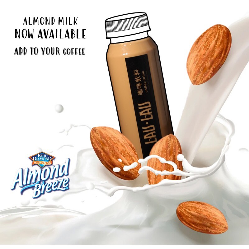 

laulaukopi with almond milk