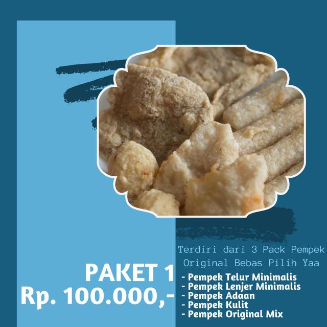 

Pempek paket 100k frozen pack paket hemat