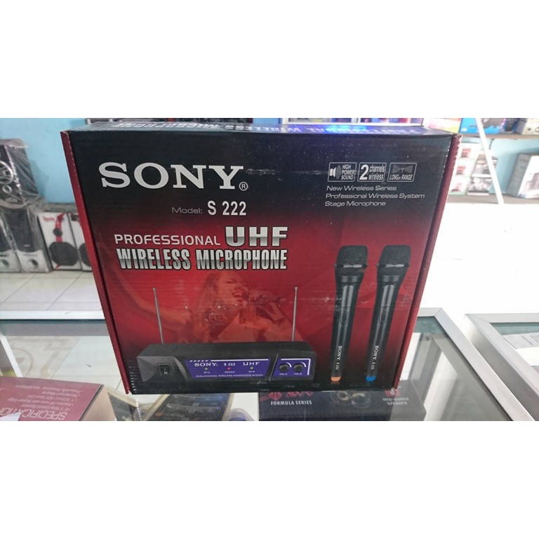 Mic wireless SONY UHF 2bh mic BERKUALITAS murah