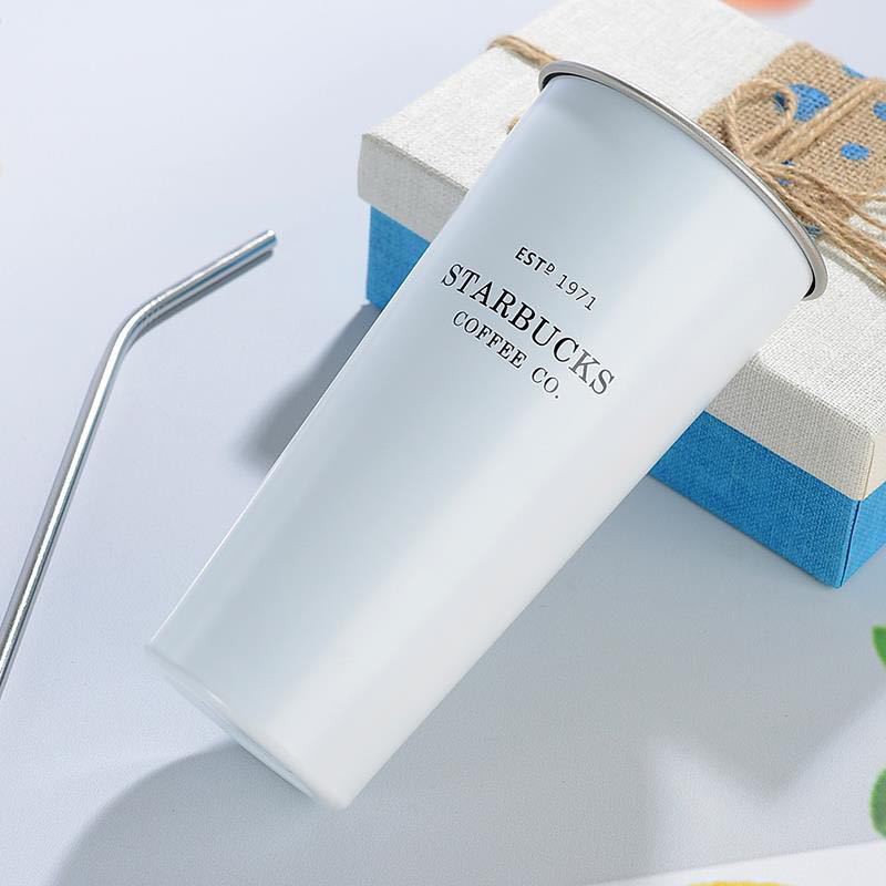 Starbucks Tumbler Macaron Stainless Steel Cup