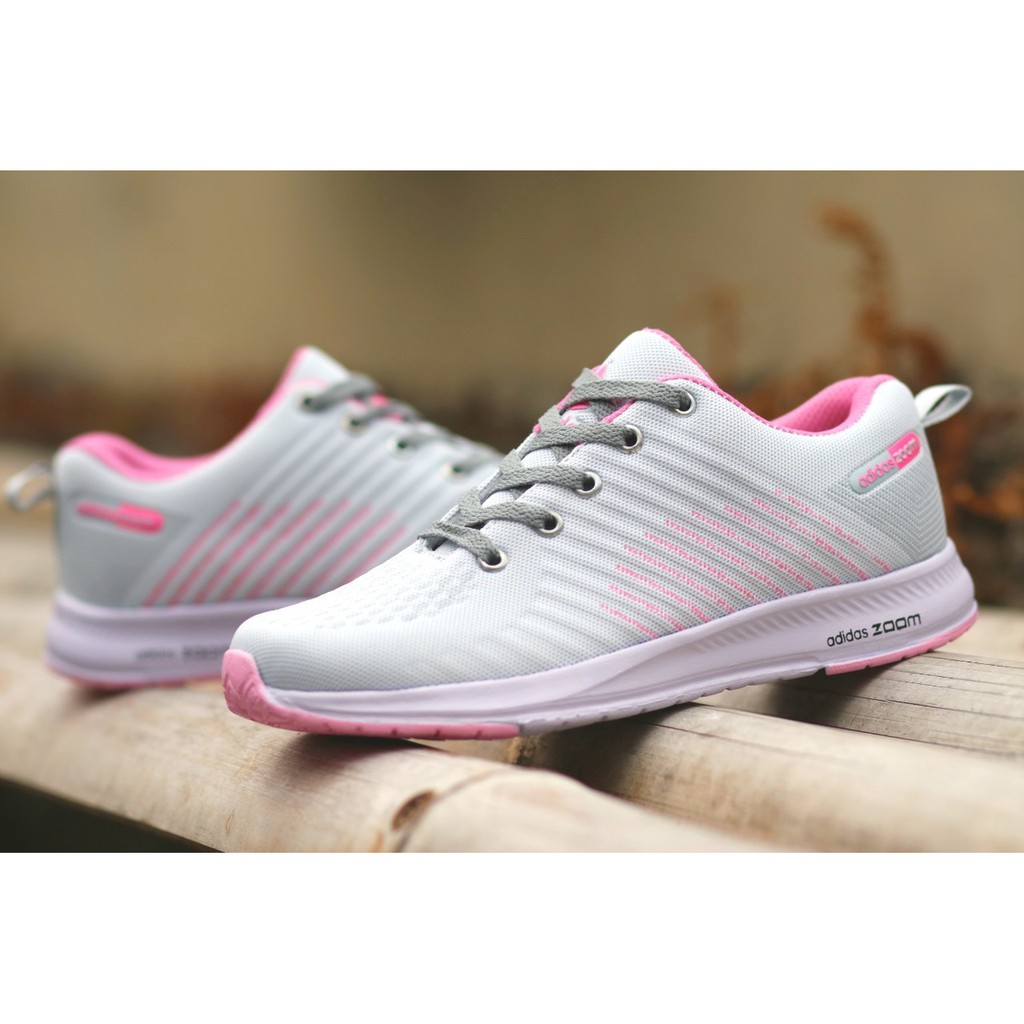 SEPATU ADIDAS RUNNING WANITA WOMAN SEPATU SNEAKERS LARI OLAHRAGA SENAM JOGGING PREMIUM