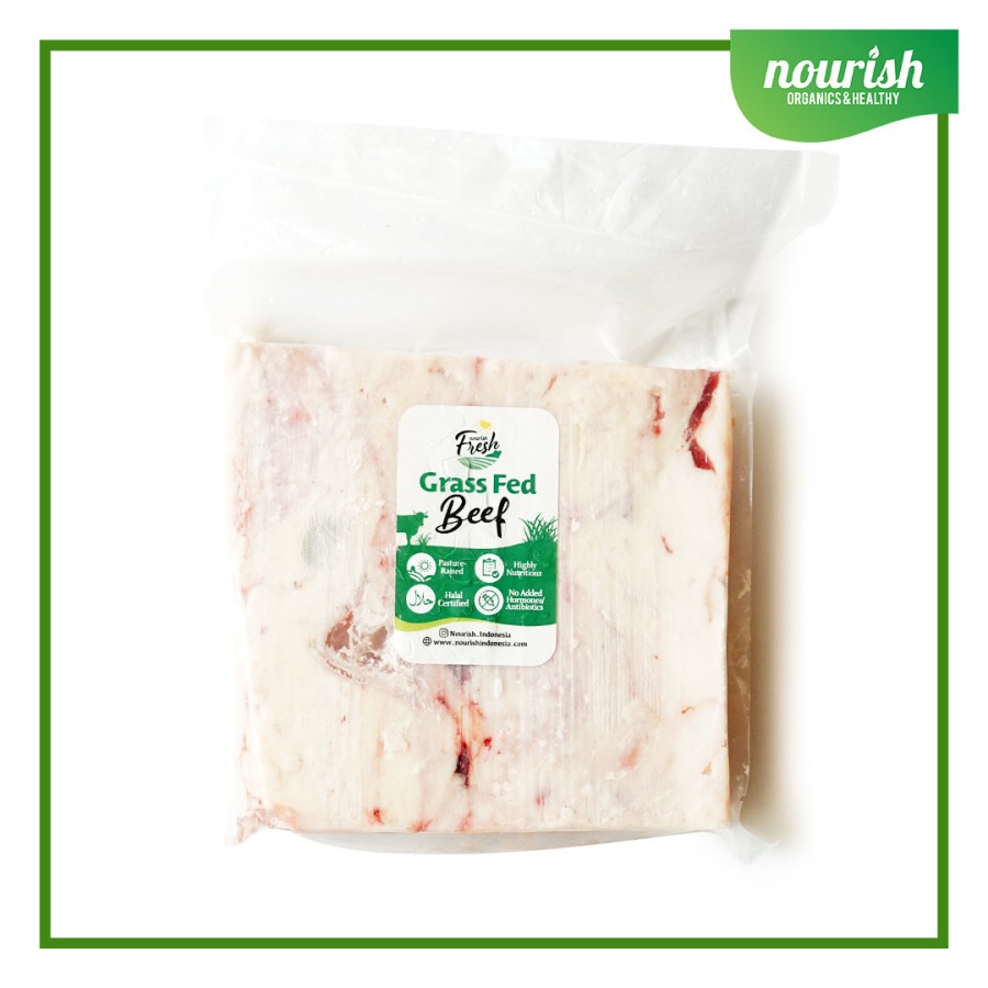 Grass Fed Beef Fat / Lemak untuk Tallow 500 gr