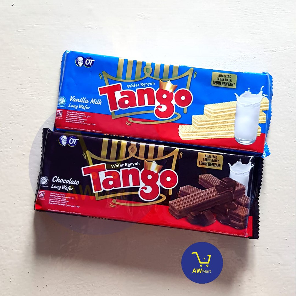 WAFER TANGO 110 GRAM COKLAT &amp; VANILA &amp; JAVAMOCCA