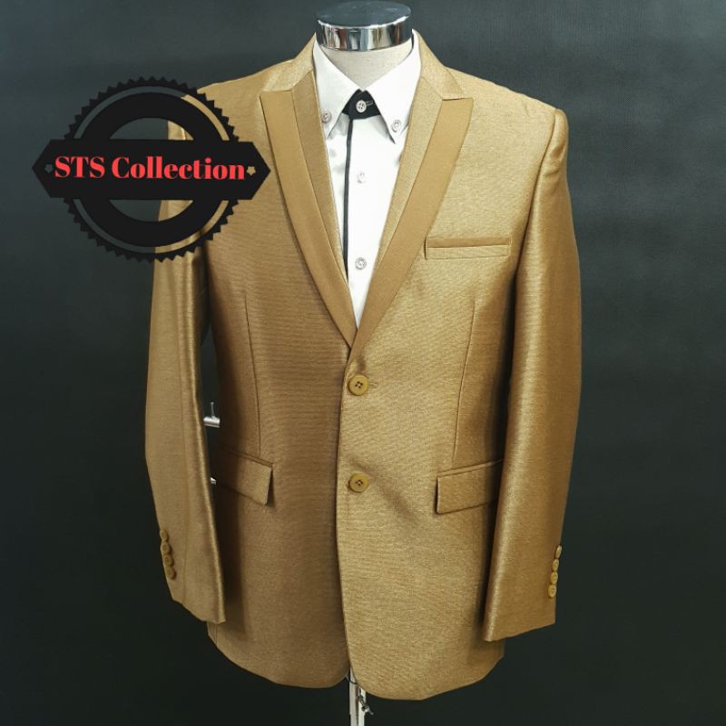 Jas celana Gold RM / Jas gold / Jas pengantin pria modern / Jas modern / jas wedding / jas pria gold