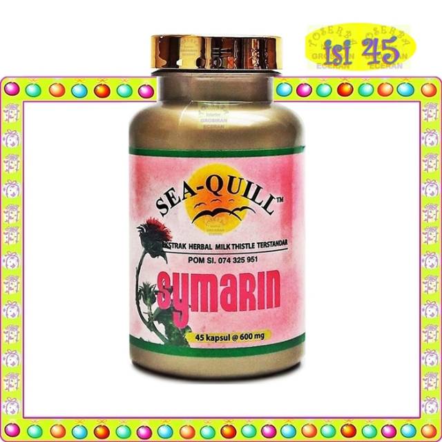 Sea quill Symarin Max - Sea quill Symarin Max 45 - Obat Hepatitis - Vitqmin Hati - Stamina