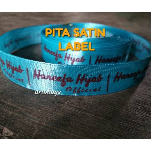 

LABEL BAJU PITA SATIN 2CM