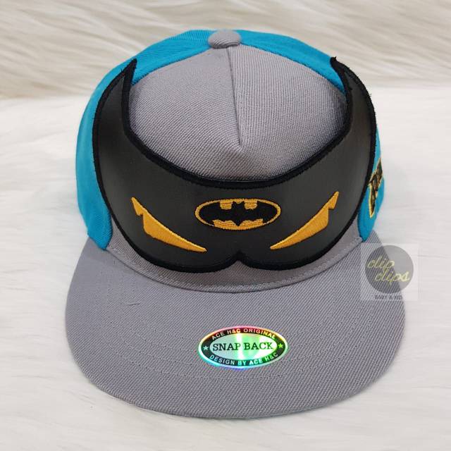 Topi/Cap Batman Grey Blue DC By Ace H&C Korea