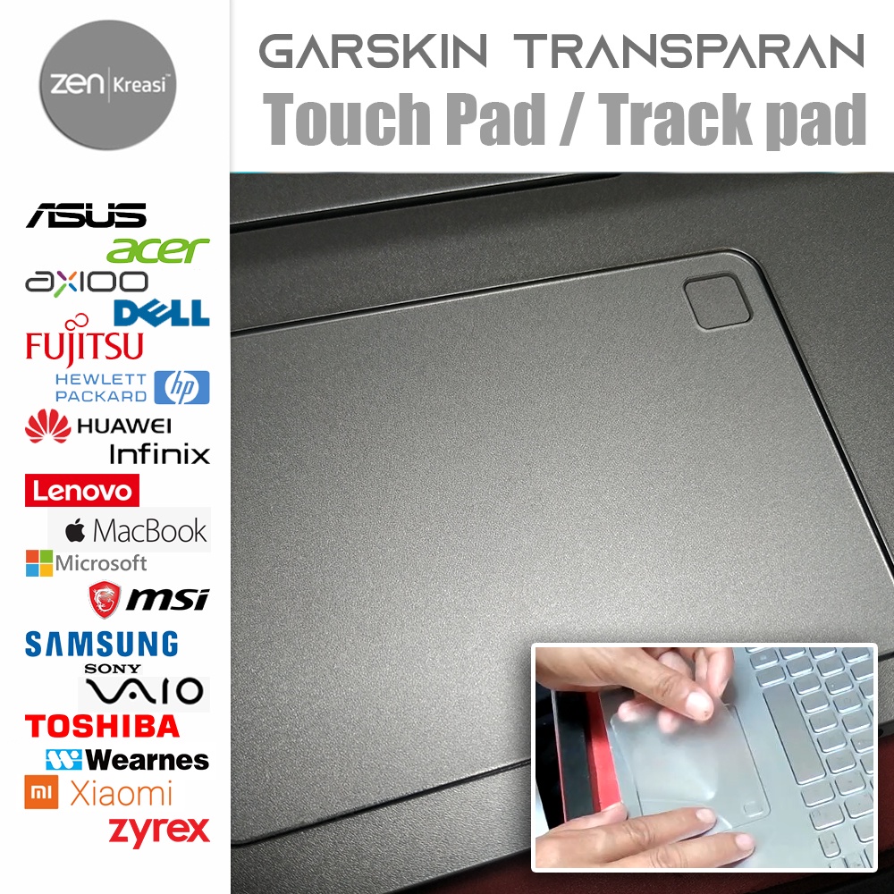 Garskin Laptop Transparan