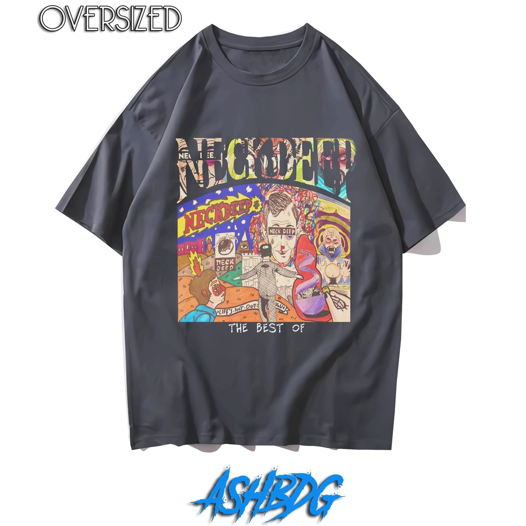 Neck Deep Best Album t shirt Oversize band vintage