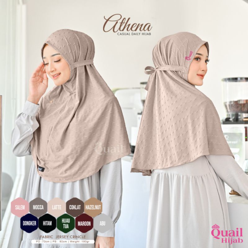 Athena Quail Hijab//Hijab tali