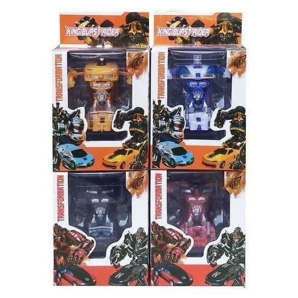 mwn.toys ROBOT TRANSFORMATION KING BURST RIDER 4 PCS