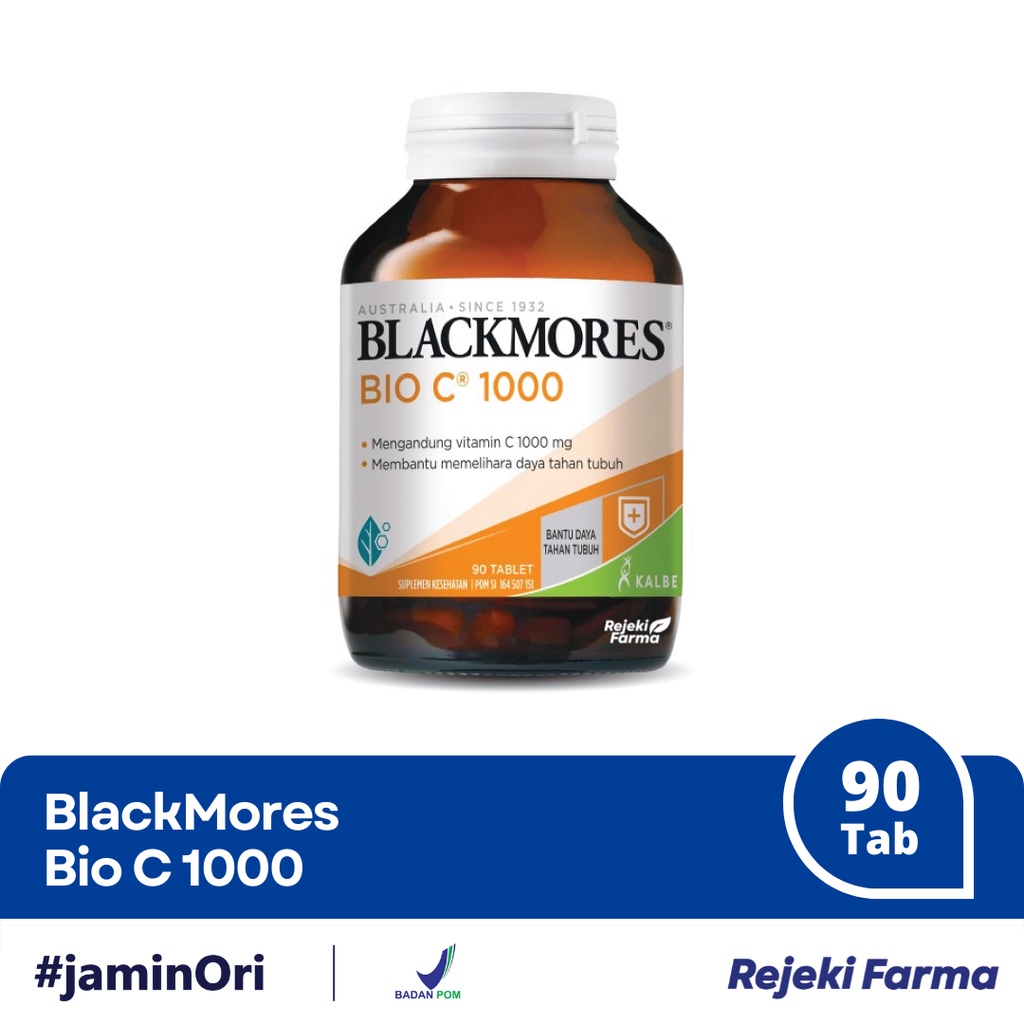 [ BPOM ] BlackMores Bio C 1000 isi 90 tablet - Black Mores vit C