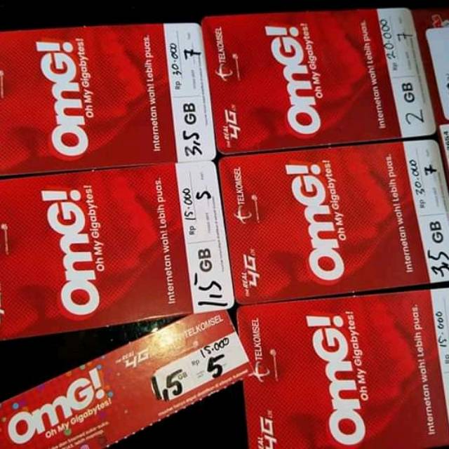 Voucher Telkomsel 3,5gb