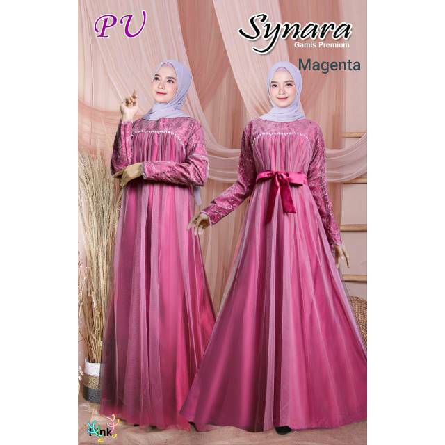 Synara Gamis Premium Pesta Mewah Synara Gamis Pesta Kondangan