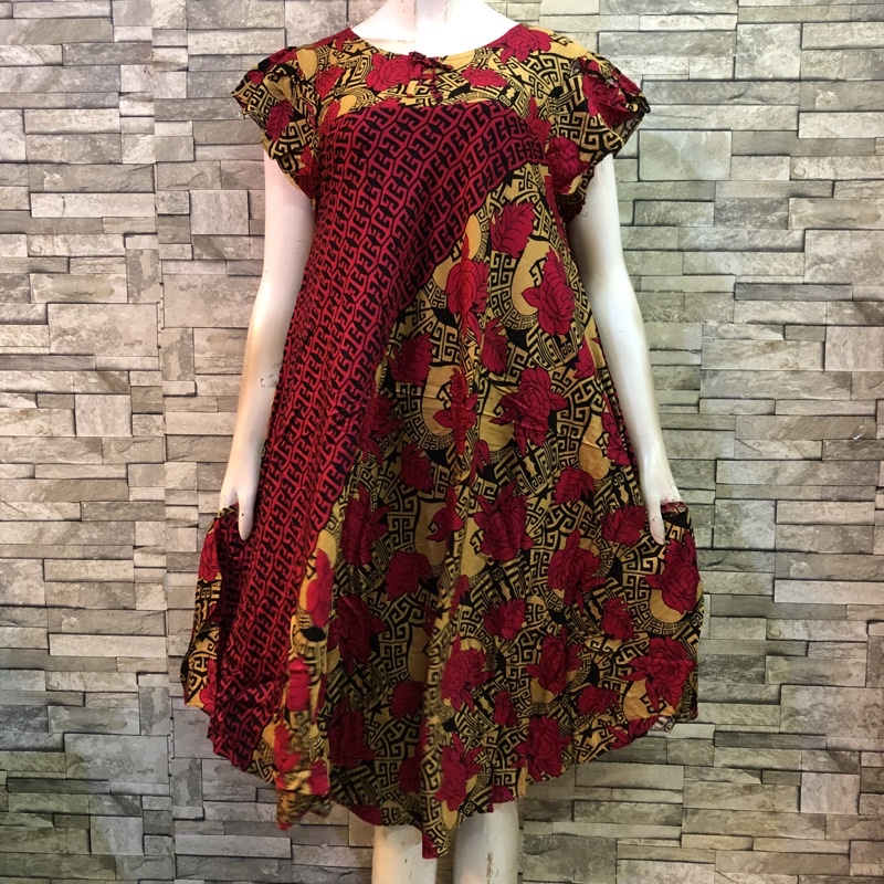 DASTER KLOK GAJAH PUTIH TANGAN DAUN | DASTER BATIK BALI-16