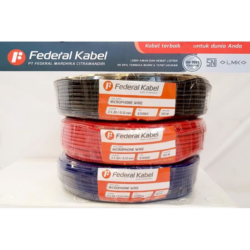KABEL MIC FEDERAL 100M
