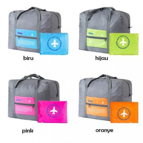 Foldable Travel Bag Tas Travel Lipat Tas Belanja Koper Hand Carry Luggage Organizer Extension