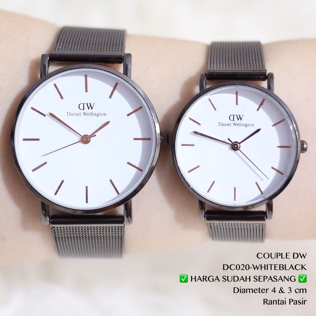 Jam tangan Couple FLASH SALE termurah harga SATUAN free baterai cadangan DC025