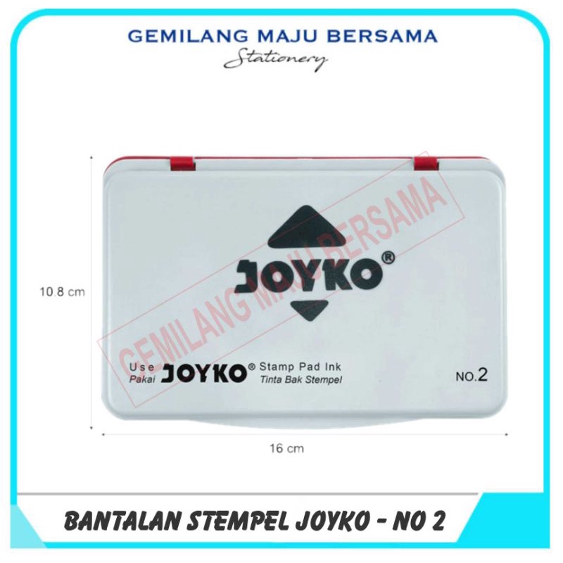 

Bantalan Stempel / Stamp Pad Joyko No. 2