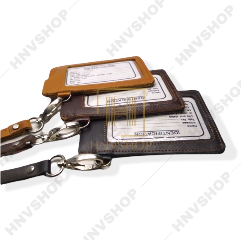 

Lanyard ID Card/ID Card Holder Premium Kulit Asli