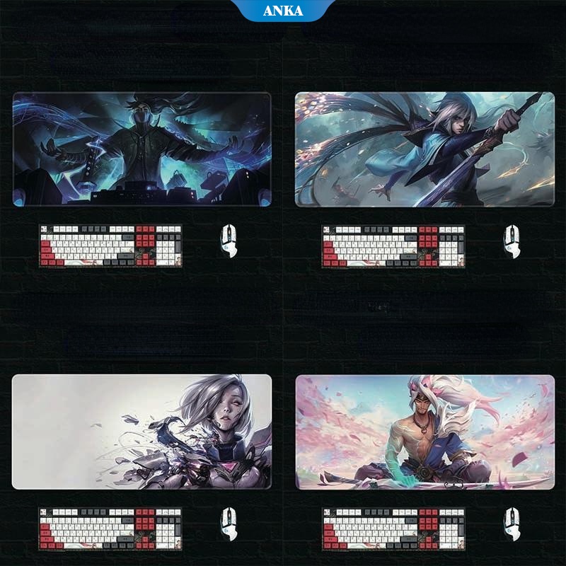 Mouse Pad Gaming Desain League Of Legends Ukuran Besar