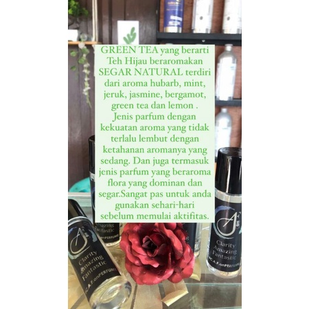 green tea/parfum refil