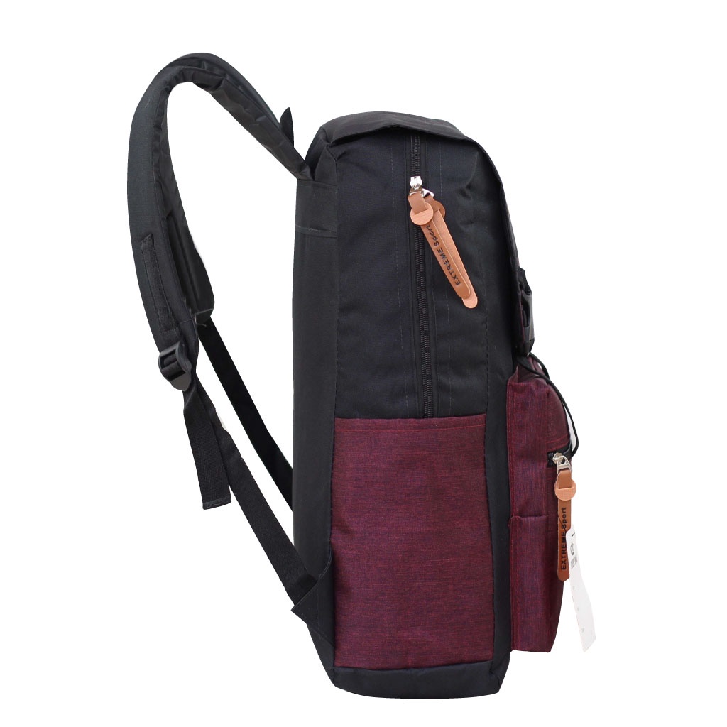 Ransel Punggung Tas Keren Distro Punggung Extreme Maroon Tas Multifungsi Ransel Kuliah Bagus Tebal