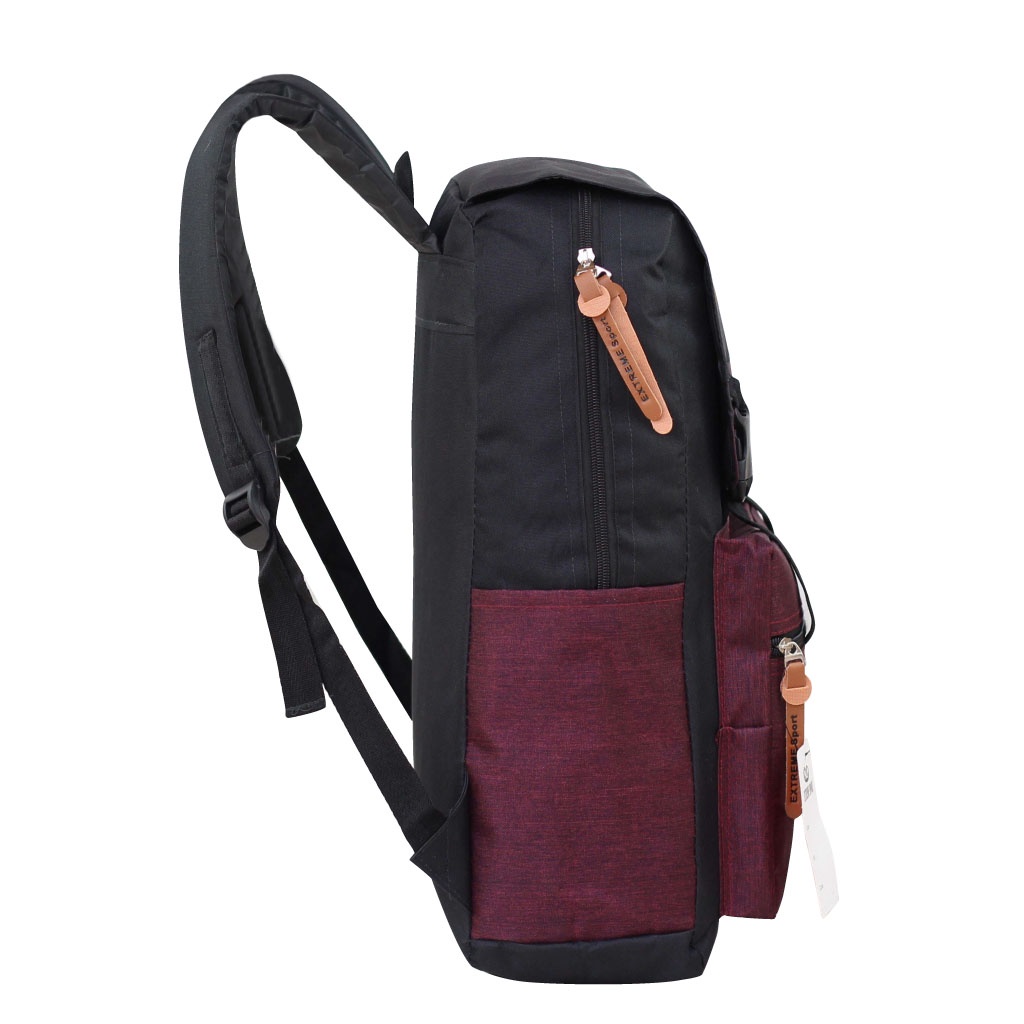 Backpack Sekolah Distro Extreme Warna Maroon Tas Laptop In SMP SMA Kuliah Kekinian Tas Ransel Stylish Pria Wanita Terbaru  Tas Gendong Remaja Ransel Laptop Murah