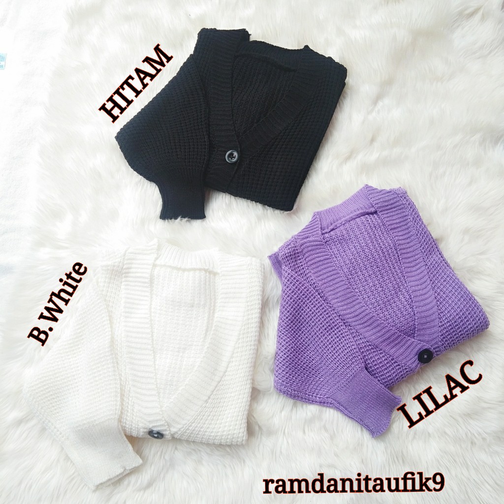 Cardi Rajut oversize - Nakara Cardigan Rajut Premium  - Cardi Rajut oversize - kardigan crop 7 gate.-6