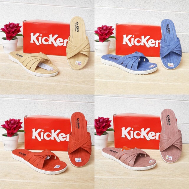 Kickers cewek sepatu slop santai termurah