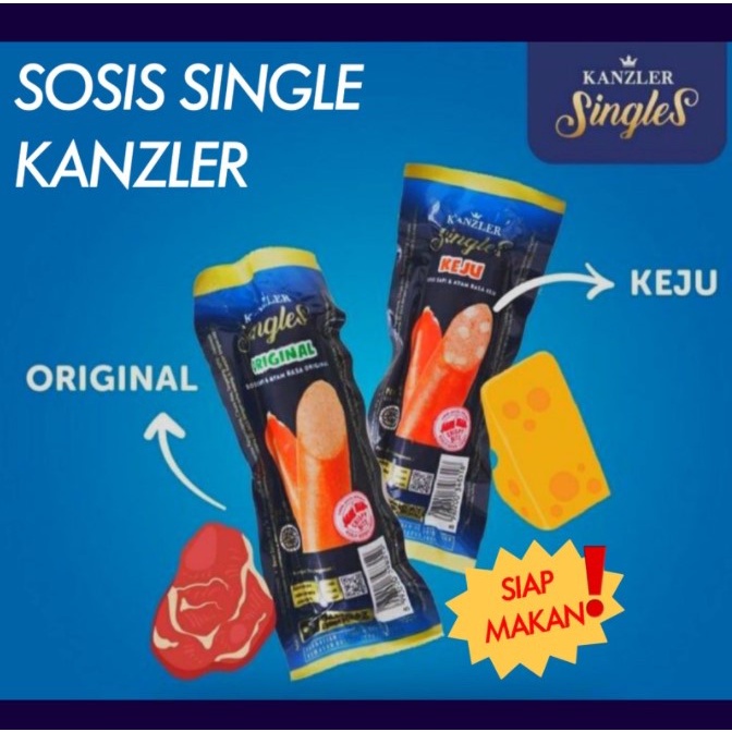 

Sosis Single Kanzler Singles Original Keju Sosis