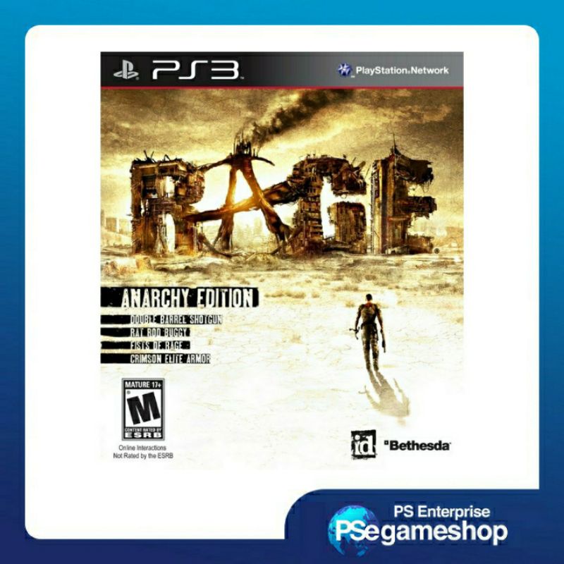 Ps3 RAGE (Anarchy Edition) - new original