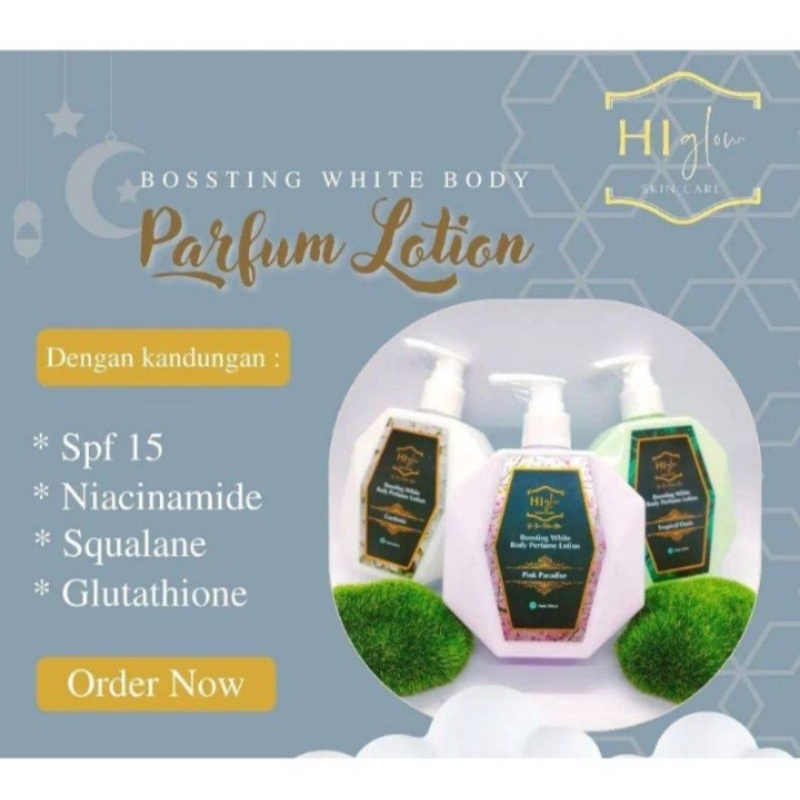 BOOSTING WHITE BODY PERFUME LOTION HI GLOW