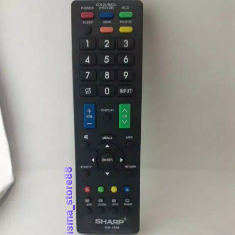 REMOT TV SHARP AQUOS LCD LED RM-1848 TANPA SETTING