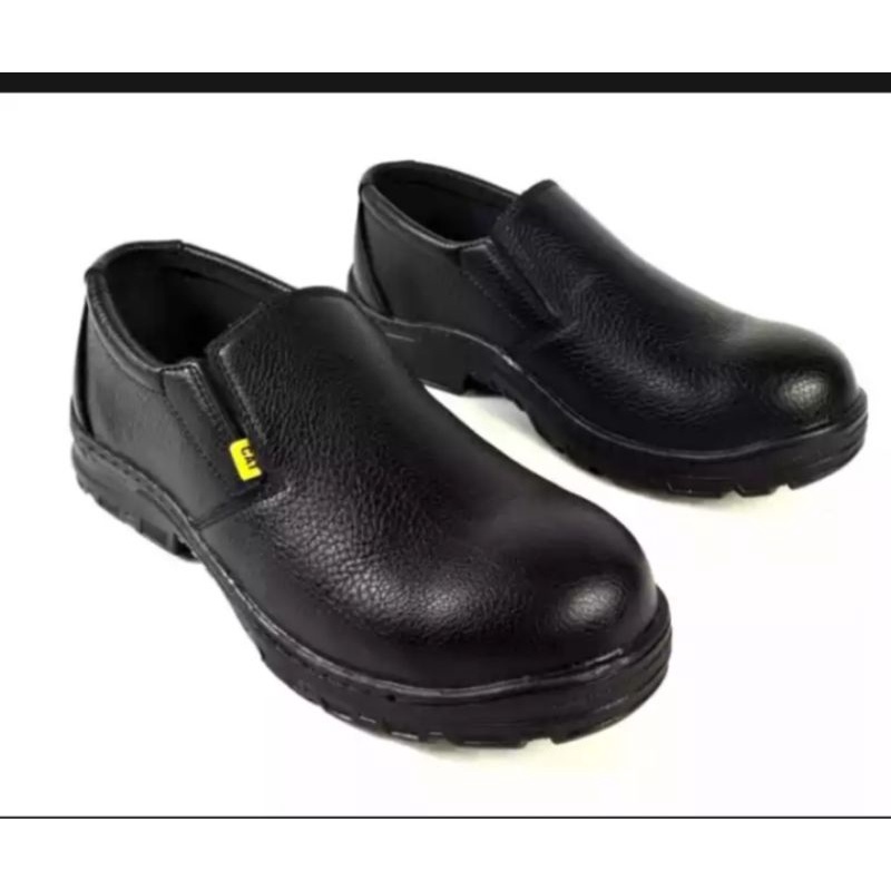 SEPATU SEFETY Slip-On Septi Sepatu Kerja Safety Selop - Safety Shoes Slip On Savety Slop Pria Septy Sepatu Kerja