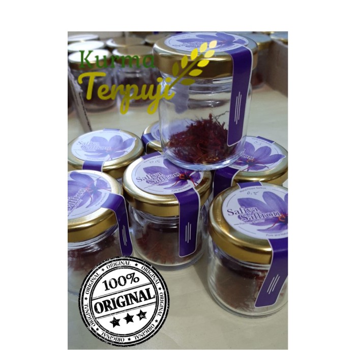 

Promo Terbatas - Saffron/Safron/Sapron Afghanistan Super Negin 1 Gr Quality Grade A