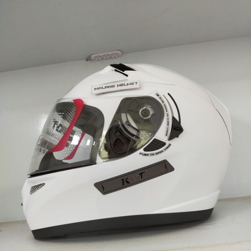 Helm KYT K2 Rider White Solid