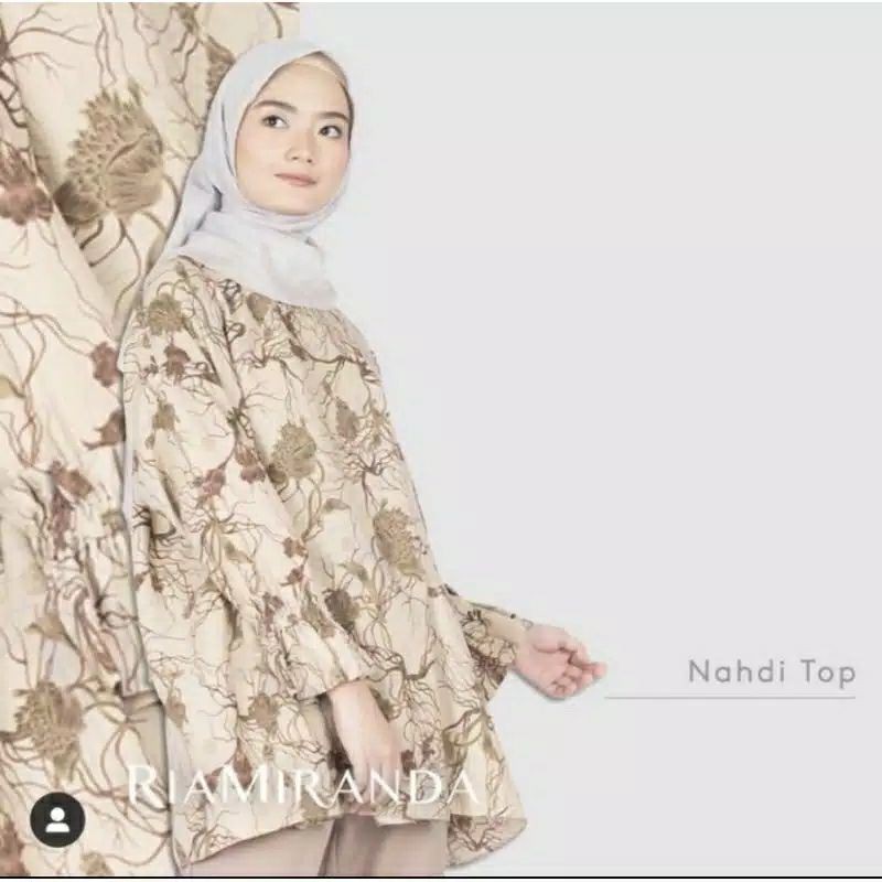 SALE NAHDI TOP KHAKI RIAMIRANDA