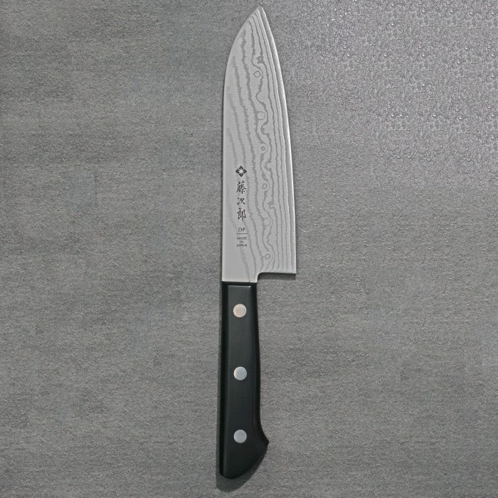 Japanese Knife Tojiro Dp Damascus By Vg10 Santoku 170Mm