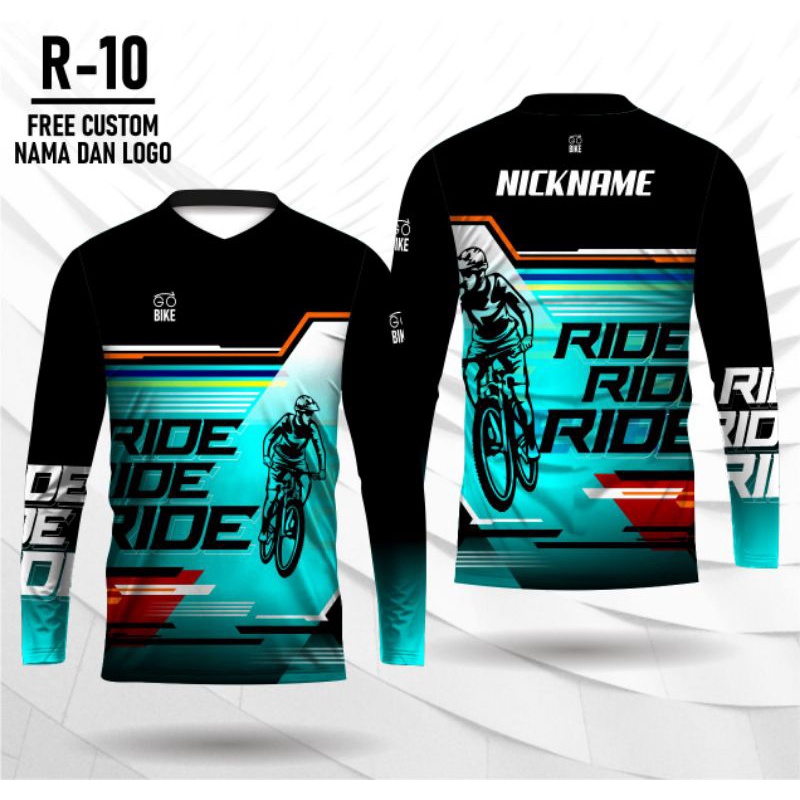 Jersey sepeda murah Jersey lengan panjang Jersey sepeda lengan panjang