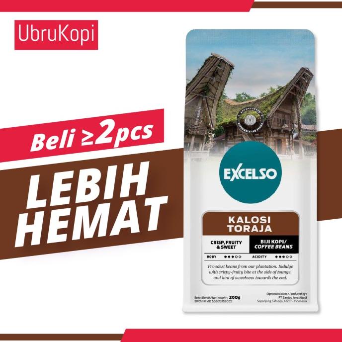 

EXCELSO KALOSI TORAJA BIJI 200G