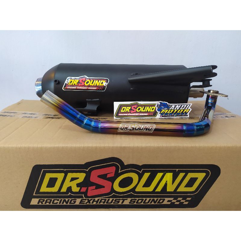 Knalpot Dr.Sound Beat Scoopy Vario110Fi Spacy Original