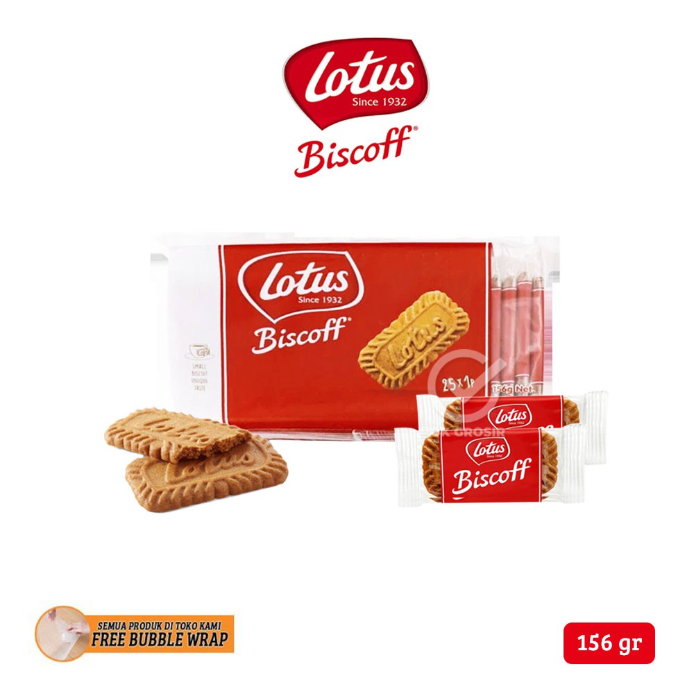 

Biskuit Karamel Lotus Biscoff Belgia (isi 25 pcs = 156 gr)