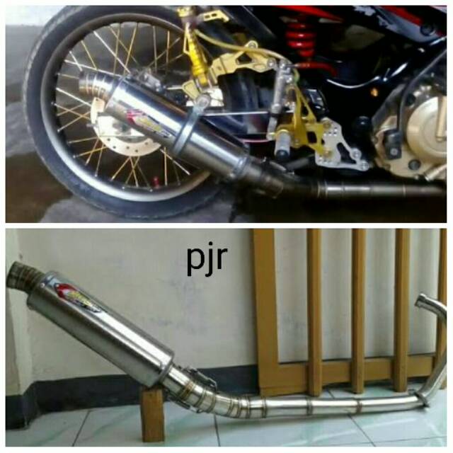 knalpot satria fu jupitermx mxking sonic creampie stainless