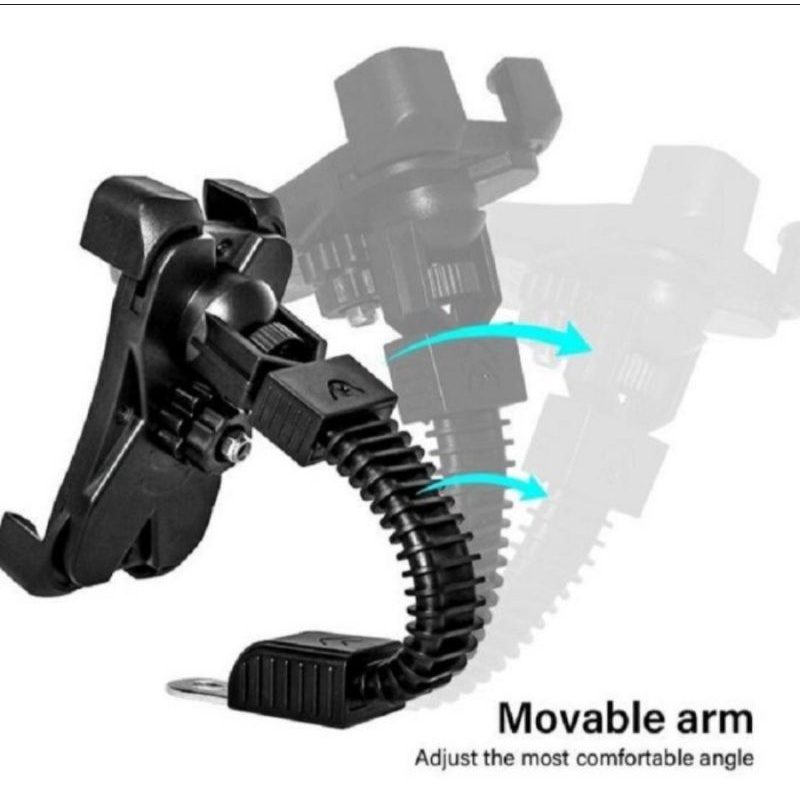 Phone Holder HP Motor Stand Bracket Dudukan Handphone