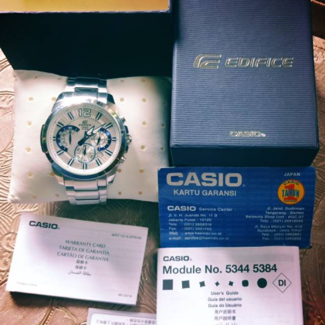 Jam tangan pria original Casio edifice EFR 535-D